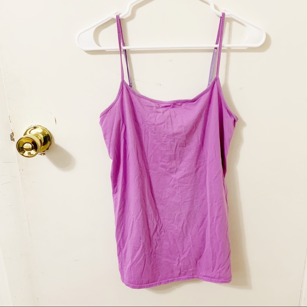 5/$25 Liz Lange Maternity Purple Tank Top small